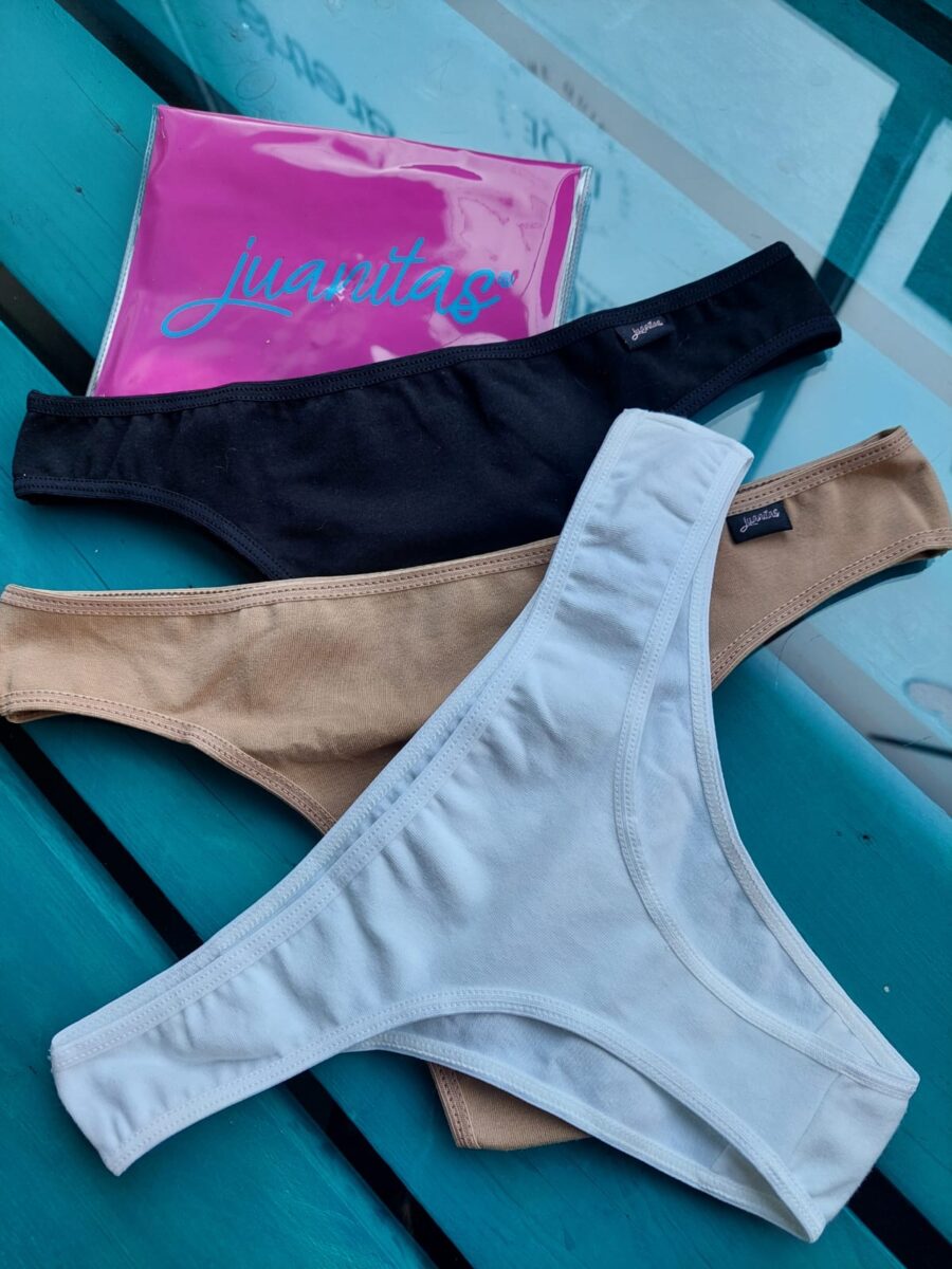 PACK X3 / JUANITAS 101-03 LESS CLASICA COTTON - Imagen 2