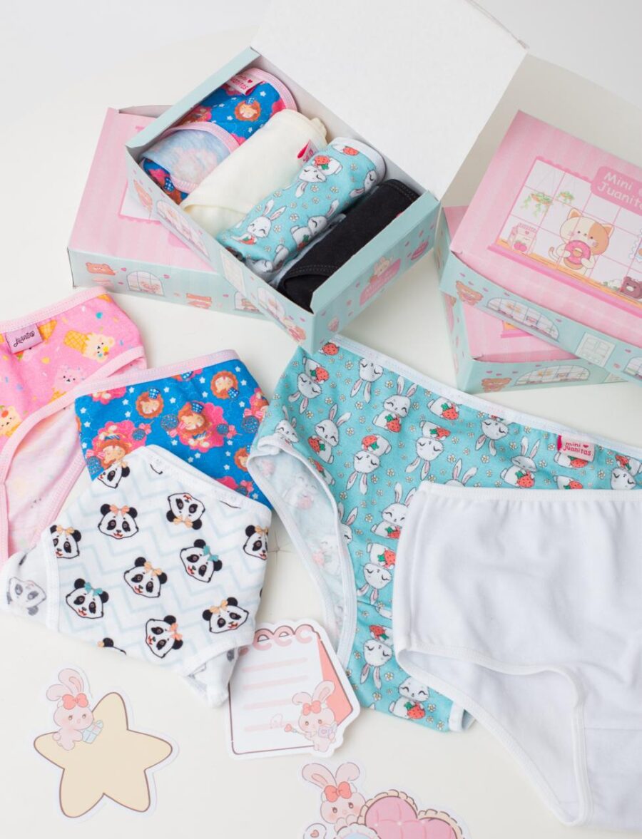 JUANITAS 301-80 Pack x4 Nena Tiro Alto - Imagen 8