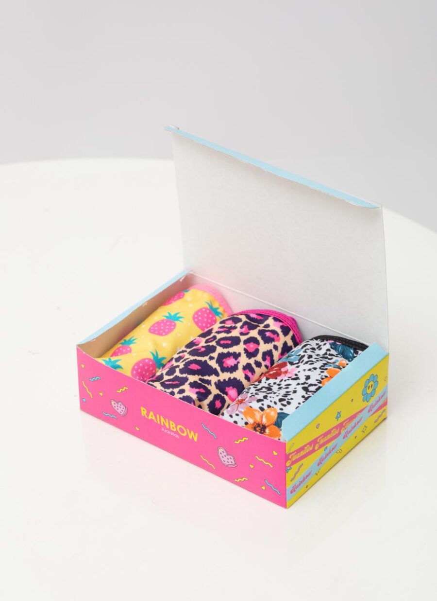 PACK X3 / JUANITAS 304-21 CULOTTE RAINBOW