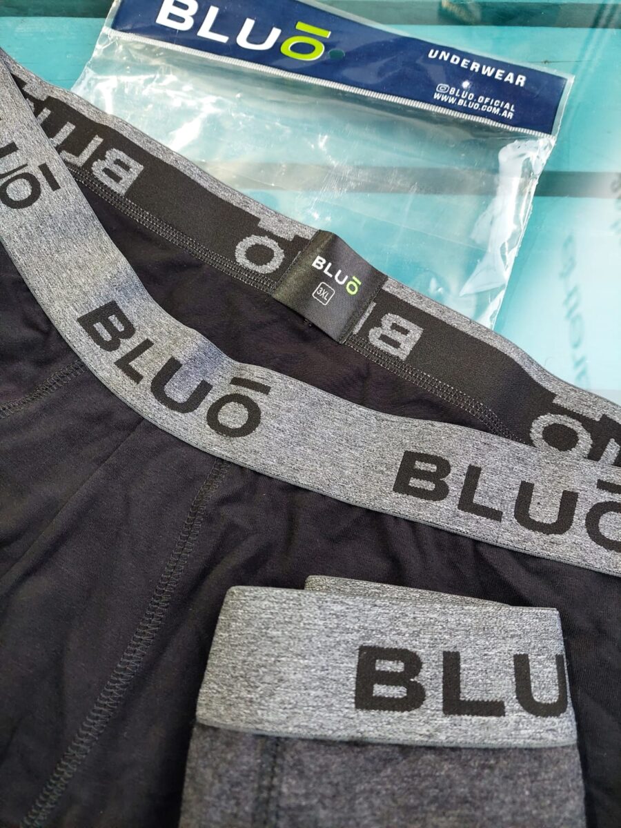 BLUO #23511 PACK X2 BOXER LISO 4XL - Imagen 2