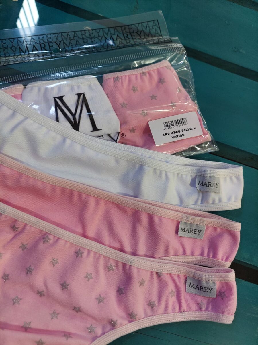 MAREY 424B PACK X3 DE DAMA EN BOLSITA
