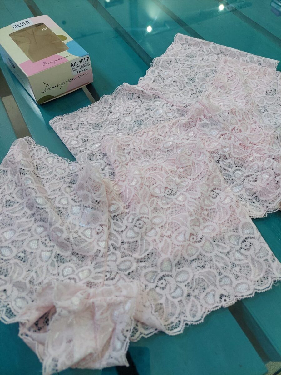 DQE 101/103 PACK X3 CULOTTE PUNTILLA