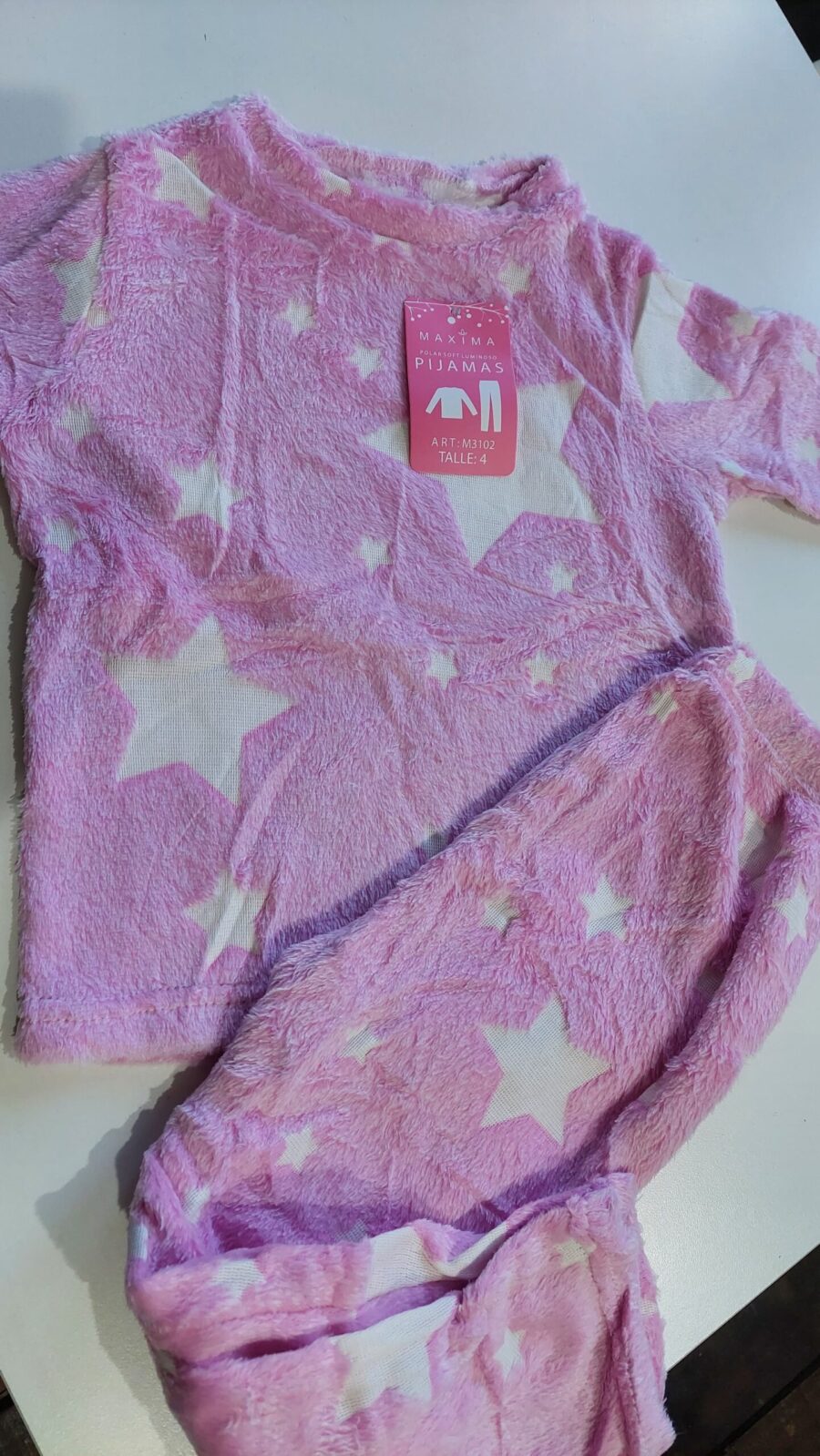 MAXIMA 3102 PIJAMA NIÑA LUMINOSO POLAR SOFT - Imagen 2